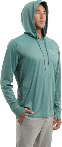 PELAGIC Apparel Men's Vaportek Circled Hooded Fishing Shirt in Kuwait