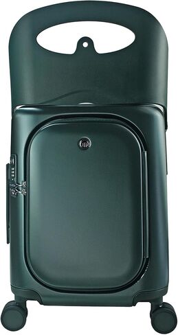 MiaMily Carry On Plus Ride-On Luggage with Built-In Seat – Kids & Adult Carry-On Suitcase, Spinner Wheels, TSA Lock, Top Opening Design, Waterproof & Thermal Pockets (Navy Blue) in Saudi Arabia