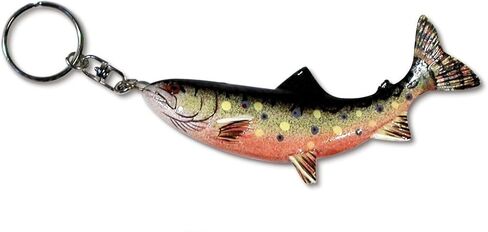 Hand Painted Brook Trout Fish Key Chain in Kuwait