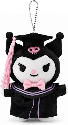 RELIGES Graduation Plush Keychain, 4.2 Inch Soft Graduation Plush Bag Charm with Cap and Gown, Cute Commemorative Keepsake for Graduates, Backpack Purse Pendant Decor (Black-S) in Saudi Arabia