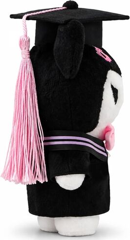 RELIGES Graduation Plush Keychain, 4.2 Inch Soft Graduation Plush Bag Charm with Cap and Gown, Cute Commemorative Keepsake for Graduates, Backpack Purse Pendant Decor (Black-S) in Saudi Arabia