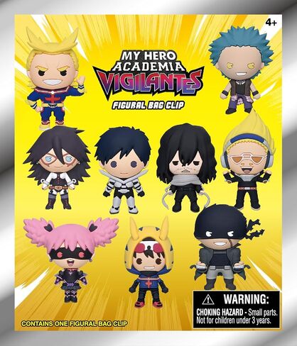 My Hero Academia Vigilantes 3D Foam Bag Clip, Series 1 – Blind Bag (ONE Random Figure) – Crunchyroll Character Keychain/Backpack Accessory | Official Licensed Merchandise in Saudi Arabia