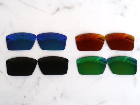 Galaxy Replacement Lenses For Oakley Cables OO9129 Polarized UVAB Protection Black/Blue/Green/Red Color in Kuwait