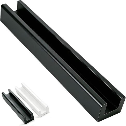 BebeMu1pcs Wooden Floor Mirror stand holder with Anti-Slip Base for full length mirror 11.8 x 2.3 x 1.5 Inches, Non-Slip Base Support Holder with Enlarged Pads for Home Mirror Frames(Black) in Saudi Arabia