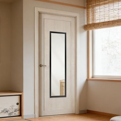 13x49 Over Door Mirrors, Hanging Mirror Over Doors,Gold of Door Mirror Full Length,Full Body Mirrors for Wall(Gold) in Saudi Arabia