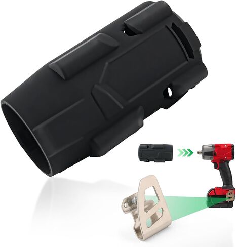 49-16-2960 Protective Boot for M18 FUEL Mid-Torque Impact Wrench Protective Boot for Milwaukee M18 Fuel 1/2" 3/8" 2960-20 2962-20 2962P-20 Wrench Assembly Accessories Part in Kuwait