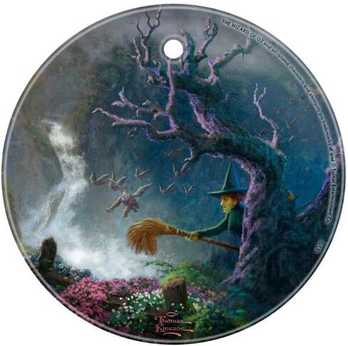 Thomas Kinkade Studios – The Wizard of Oz – Follow The Yellow Brick Road – Starfire Prints Glass Art - Circle Glass Art - Ideal for Gifting and Collecting SPCIR388 in Kuwait