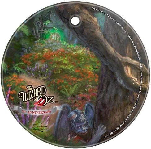 Thomas Kinkade Studios – The Wizard of Oz – Follow The Yellow Brick Road – Starfire Prints Glass Art - Circle Glass Art - Ideal for Gifting and Collecting SPCIR388 in Kuwait
