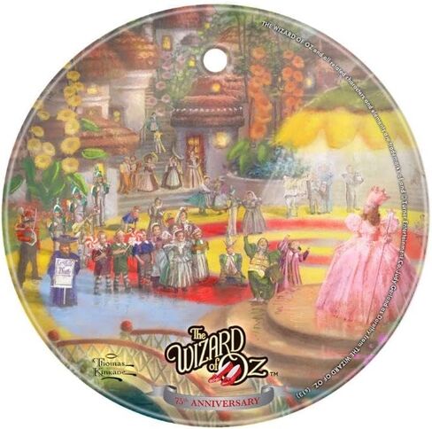 Thomas Kinkade Studios – The Wizard of Oz – Follow The Yellow Brick Road – Starfire Prints Glass Art - Circle Glass Art - Ideal for Gifting and Collecting SPCIR388 in Kuwait