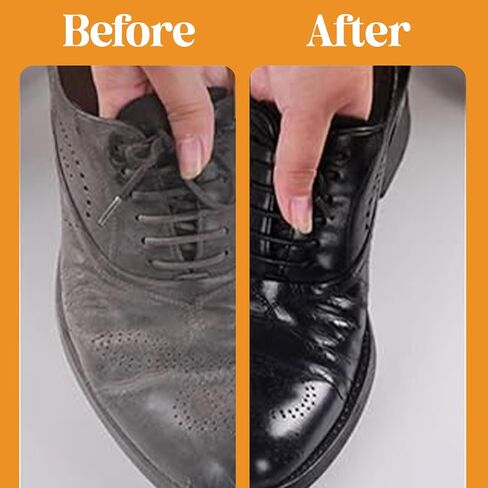 5-Piece Shoe Polish Kit for Leather Shoes – Complete Shoe Shine Kit with Brushes & Applicator – Shoe Care Kit for Boots, Cleaning, Polishing & Travel – Shoe Shine Kit for Men in Saudi Arabia