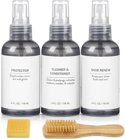 Suede Shoe Cleaner Kit with Cleaner, Protector Spray, Refresh, Brush and Eraser, Shoe Cleaning Care Kit for Suede Nubuck Sheepskin Boots in Saudi Arabia