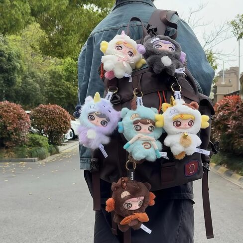 صندوق أعمى لسلسلة المفاتيح من القطيفة اللطيفة من سلسلة Lulumi Almost Showtime (1 من 7 أنماط محتملة) حلقة مفاتيح Lulumi هدايا عيد ميلاد قابلة للتجميع (صندوق أعمى قطعة واحدة) in Kuwait