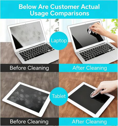 30 Individual Packs Eye Glass Cleaning Cloth, 7 * 6Inch,Microfiber Glasses Cleaning Cloth, Screen Cleaning Cloth，Lens Wipe，Glasses Cleaner，Lens Cloths，Screen Cloth，Safe for Screen。 in Saudi Arabia