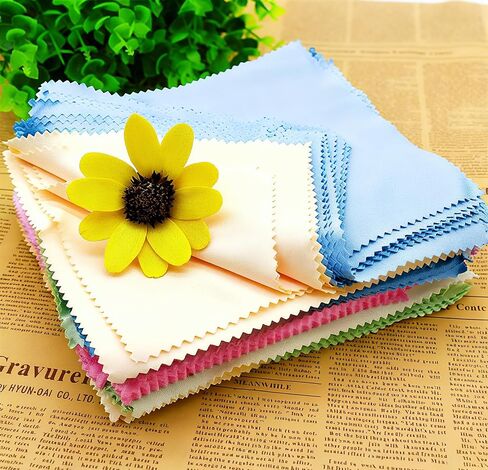 30 Individual Packs Eye Glass Cleaning Cloth, 7 * 6Inch,Microfiber Glasses Cleaning Cloth, Screen Cleaning Cloth，Lens Wipe，Glasses Cleaner，Lens Cloths，Screen Cloth，Safe for Screen。 in Saudi Arabia