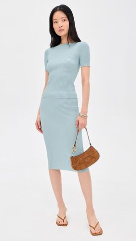 Leset Women's Blake Rib Skirt in Kuwait
