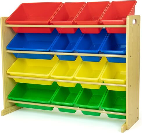 Humble Crew Molly Supersized Extra Large White and Pink 16-Bin Toy Organizer in Saudi Arabia