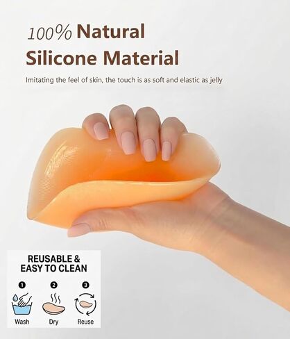 Silicone Butt Pads Non-Slip, Reusable Sticky Butt Lift Pads for Hip Enhancer, Invisible Bum Lifter for Flat or Small Buttocks in Saudi Arabia