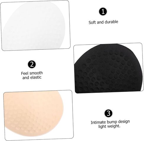Breathable One-Piece Bra Inserts Lightweight Seamless Sponge Pads for Women Sports Yoga and Everyday Comfort 11X4.7 Inches in Saudi Arabia