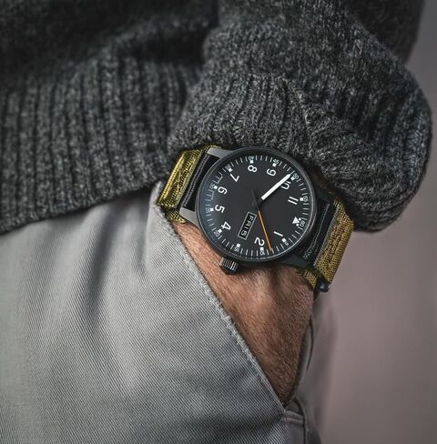 22mm Nylon Hook and Loop Watch Strap Compatible with CMF by Nothing Watch Pro 3/Pro 2/Pro, Huawei Watch, Amaztim M2/T2, Kospet Tank M3 Ultra/M3/M2 Adjustable, Breathable Mesh Band in Saudi Arabia