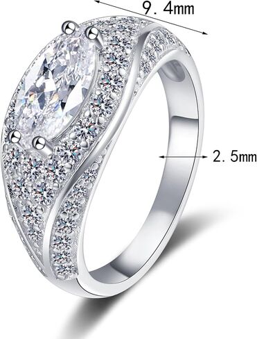 Striking 14K Gold Evil Eye Marquise Cut Diamond Statement Ring for Her, Featuring 1 Carat D-Color VVS1 Center Stone, Protective Symbol with Bold and Modern Appeal in Kuwait