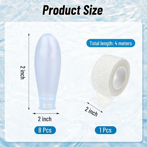 8PCS Waterproof Finger Protectors,Reusable Silicone Finger Protectors with Care Bandage for Wounds,Showering, Swimming in Saudi Arabia