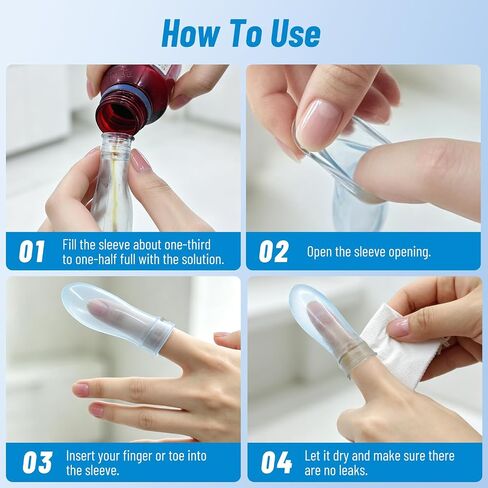 8PCS Waterproof Finger Protectors,Reusable Silicone Finger Protectors with Care Bandage for Wounds,Showering, Swimming in Saudi Arabia