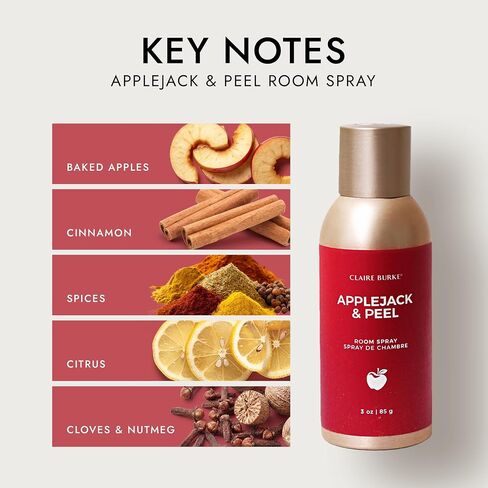 Claire Burke Air Freshener Spray for Home, Apple Jack & Peel Fall Scent, 3 oz, 1 Count in Saudi Arabia