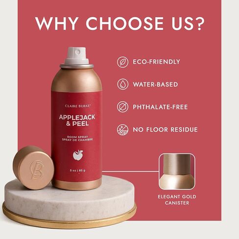 Claire Burke Air Freshener Spray for Home, Apple Jack & Peel Fall Scent, 3 oz, 1 Count in Saudi Arabia