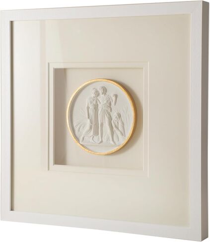 Sculpture Wall Art,French Vintage Decor with Framed,Aesthetic Gold Paintings for Home Living Room Bedroom Office and House Gallery（15.8x15.8in） in Saudi Arabia