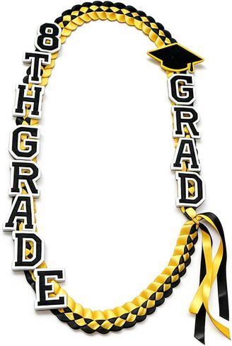 8TH Grade Graduation Decorations Party Supplies 2026, 8TH Grade Graduation Ribbon Lei, Middle School Grad Gift for Girl Boy Eighth Grade Grad Party Favors in Kuwait