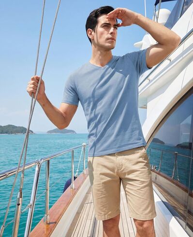 AMERICAN HEAVEN Men's V Neck T-Shirts | Ultra Soft Stretch Athletic Top | Multi Packs & Colors in Saudi Arabia