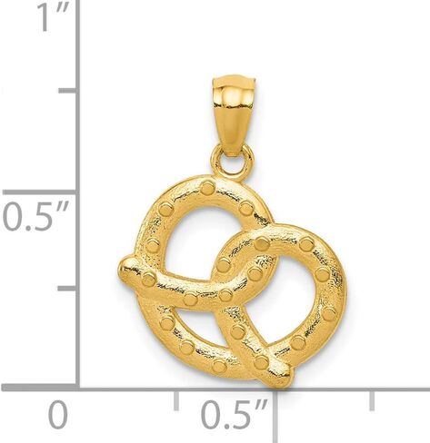 سحر بريتزل من الذهب الأصفر عيار 14 من FJC Finejewelers in Kuwait