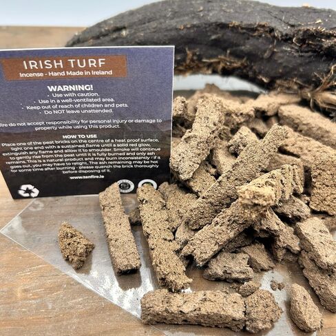 Irish Turf Peat Incense - Authentic Irish Turf Peat Smell in Your Home 80g Pack in Saudi Arabia