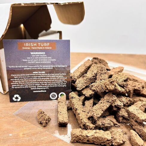 Irish Turf Peat Incense - Authentic Irish Turf Peat Smell in Your Home 80g Pack in Saudi Arabia