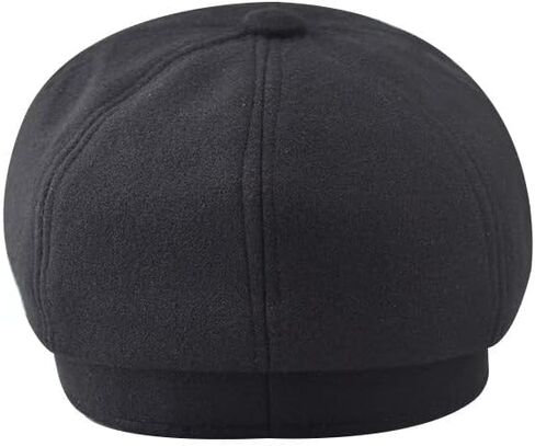 Womens 8 Panel Newsboy Hat Winter Wool Blend Cabbie Beret Cap Gatsby Ivy Painter Pageboy Caps in Kuwait