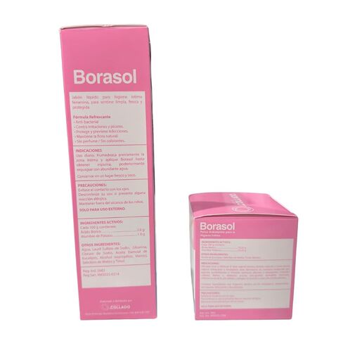 Liquid Antiseptic, No Coloring Added Plus Borasol Antiseptic Powder 4oz 114g in Saudi Arabia