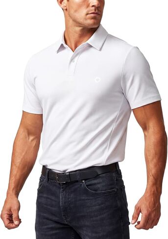 Performance Polo Shirts for Men, Moisture-Wicking Short Sleeve Golf Polo, Quick-Dry Shirt for Work, Travel & Sports in Saudi Arabia