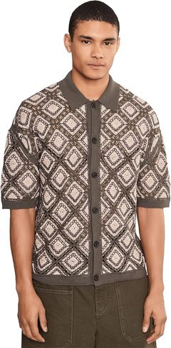 Allsaints Men's Morena Ss Cardigan in Kuwait