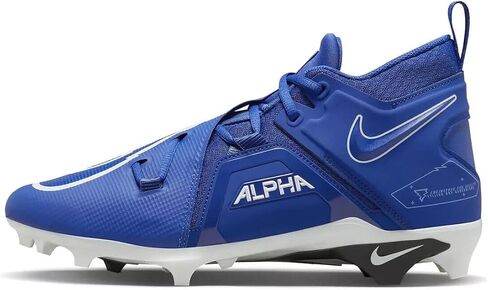Nike Alpha Menace Pro 3 Men's Football Cleats (us_Footwear_Size_System, Adult, Men, Numeric, Medium, Numeric_12) Navy Blue/White in Kuwait