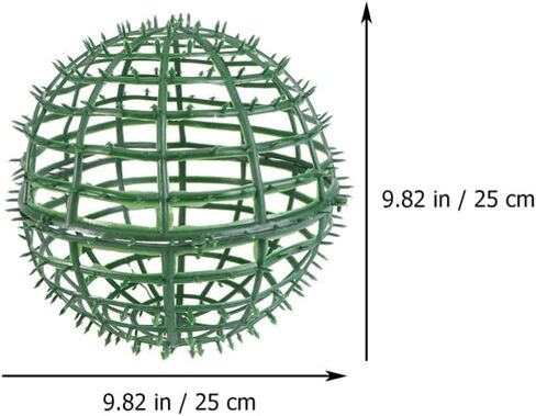 PRETYZOOM 4Pcs Grass Ball Rack Flower Arrangement Cage 9.84" Artificial Topiary Ball Support Decorative Flower Frame for Garden Wedding Party DIY Floral Display in Kuwait
