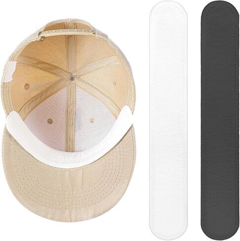 Ymapinc 40 Pack Hat Liners Sweat Protection for Hats/Caps, Disposable Golf Hat Sweat Liner, Self Adhesive Pads for Golf/Baseball/Cowboy Hats, Men/Women Ball Cap Shaper Bands in Kuwait