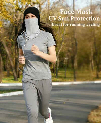 UV Sun Protection Face Mask for Women Men - UPF 50+ Face Cover Scarf Breathable Neck Gaiter Outdoor in Kuwait