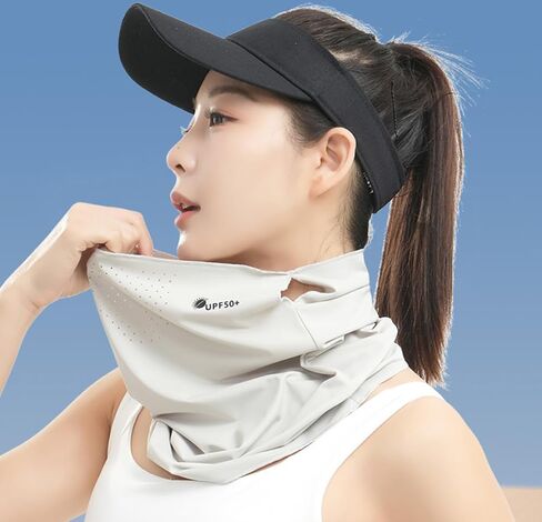 UV Sun Protection Face Mask for Women Men - UPF 50+ Face Cover Scarf Breathable Neck Gaiter Outdoor in Kuwait