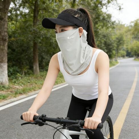 UV Sun Protection Face Mask for Women Men - UPF 50+ Face Cover Scarf Breathable Neck Gaiter Outdoor in Kuwait