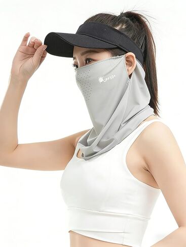 UV Sun Protection Face Mask for Women Men - UPF 50+ Face Cover Scarf Breathable Neck Gaiter Outdoor in Kuwait