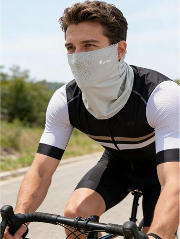 Ice Silk Neck Gaiter Face Mask for Outdoor Sports UV Sun Protection in Kuwait