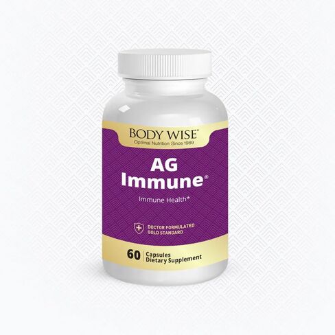 AG Immune by Body Wise | Daily Immune Support Supplement with Astragalus Root, Maitake Mushroom, Super Ai/E10®, and ResistAid® | Immune Health & Wellness Formula in Saudi Arabia