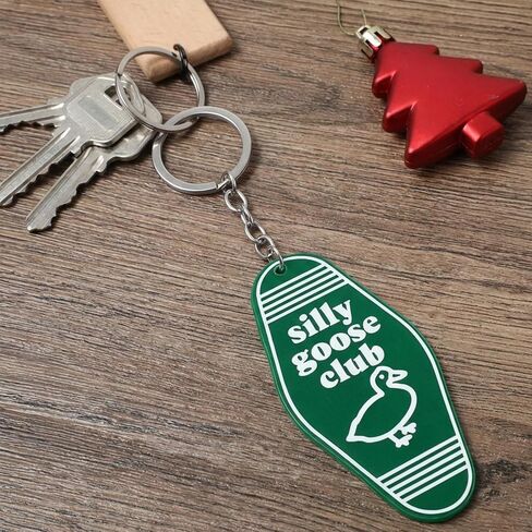 26 Pack Silly Goose Keychains, Funny Animal Key Rings with Metal Loop, Novelty Gag Gifts For Men Women, Party Favors, Backpacks, Wallets in Kuwait