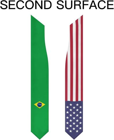 Brasil Brazil Mix United States Flag Graduation Stoles Shawls Sash International Study Graduate Scarves in Saudi Arabia