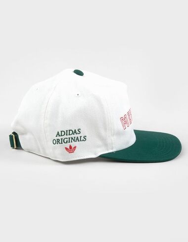 قبعة adidas Mexico Tournament 5-Panel Strapback باللون الأبيض in Kuwait